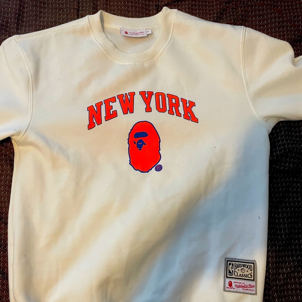 A Bathing Ape x Mitchell Ness Sweater